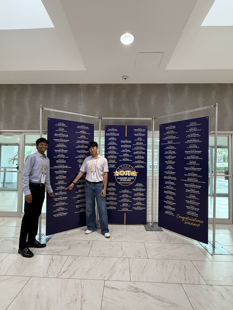 Congratulations to Ridgeview High School juniors Joshua Chun and Kaden Mercado!