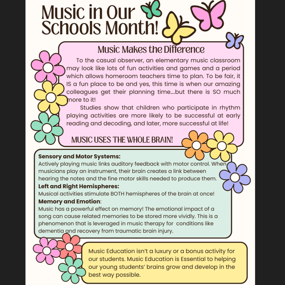 music month flyer