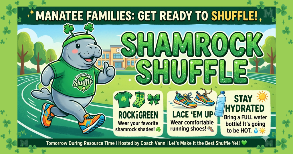 Shamrock Shuffle - Weds. March 11th 