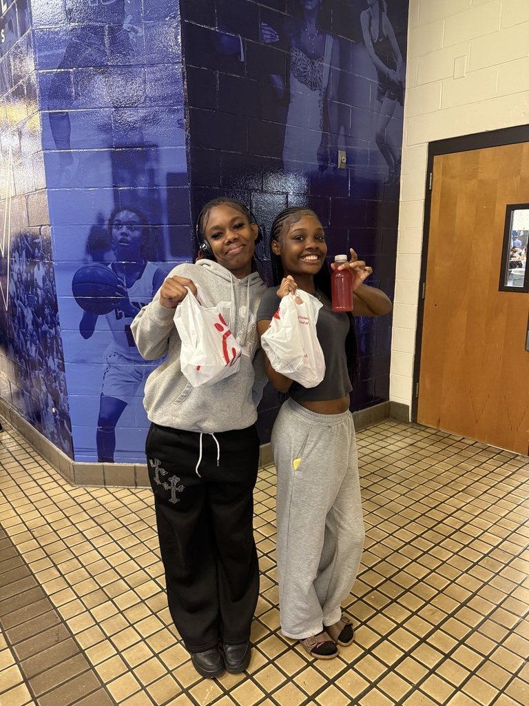 Students with chick fil a 