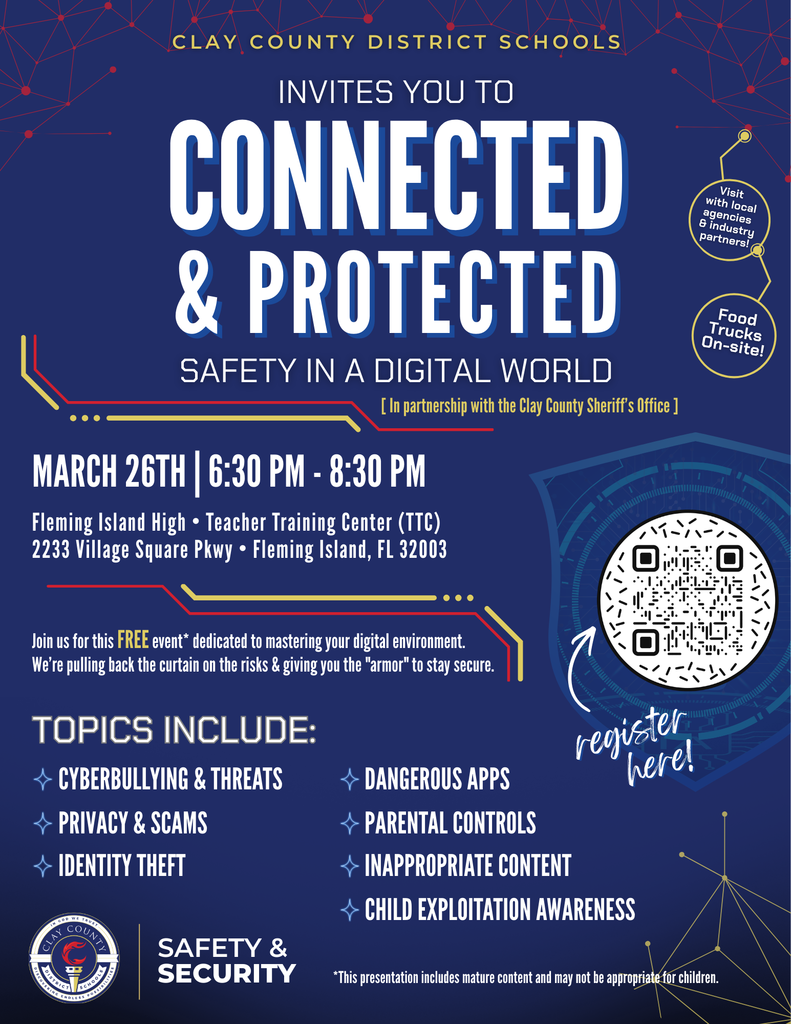 Digital Safety Event Flyer