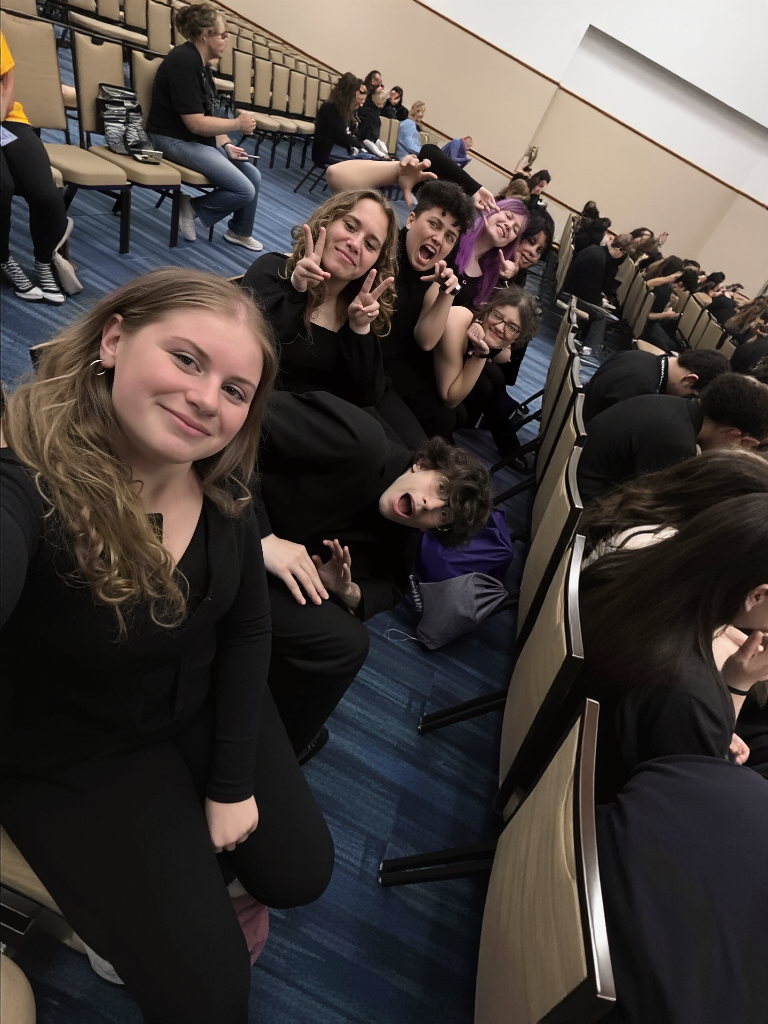 We are incredibly proud of our talented theatre students for their outstanding performance at the state level! Troupe 5709 brought home an impressive 5 Superior ratings and 2 Excellent ratings—a true testament to their hard work, creativity, and dedication.    Perfect Scores (Superior):  Vee Roberts – Monologues Lucy Bressler – Solo Musical   Superior Ratings:  Liberty Lopez, Raven Shannon, Zachary Schaefer, Vee Roberts, Gracie Phillips, Ryan Centeno, Sophie Wagner, and Paul Ligon – Choreography Ryan Centeno, Luke Jacobson, and Anthony Morejon Pastrana – Ensemble Acting Chloe Burrell – Costume Design   Excellent Ratings:  Lara Peyton – Solo Musical Chloe Burrell – Playwriting    Your passion for the arts and commitment to excellence continue to make Ridgeview proud. Congratulations to all of our performers and to Troupe 5709 on an incredible showing at state!