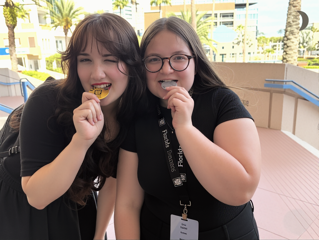 We are incredibly proud of our talented theatre students for their outstanding performance at the state level! Troupe 5709 brought home an impressive 5 Superior ratings and 2 Excellent ratings—a true testament to their hard work, creativity, and dedication.    Perfect Scores (Superior):  Vee Roberts – Monologues Lucy Bressler – Solo Musical   Superior Ratings:  Liberty Lopez, Raven Shannon, Zachary Schaefer, Vee Roberts, Gracie Phillips, Ryan Centeno, Sophie Wagner, and Paul Ligon – Choreography Ryan Centeno, Luke Jacobson, and Anthony Morejon Pastrana – Ensemble Acting Chloe Burrell – Costume Design   Excellent Ratings:  Lara Peyton – Solo Musical Chloe Burrell – Playwriting    Your passion for the arts and commitment to excellence continue to make Ridgeview proud. Congratulations to all of our performers and to Troupe 5709 on an incredible showing at state!