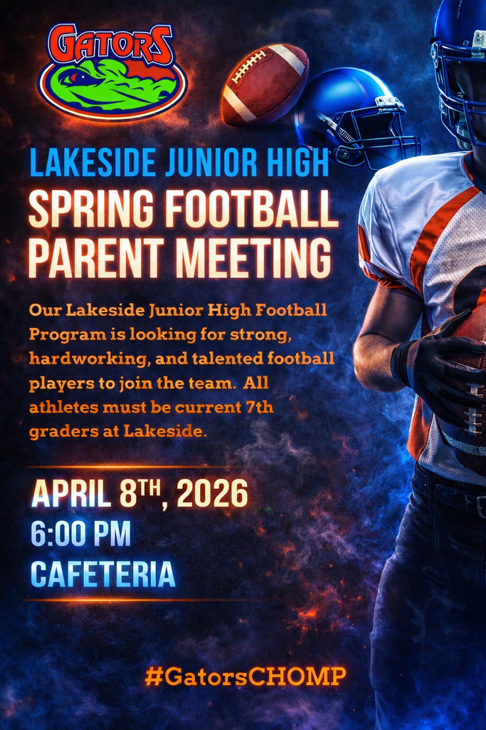 Football Parent Meeting Flyer