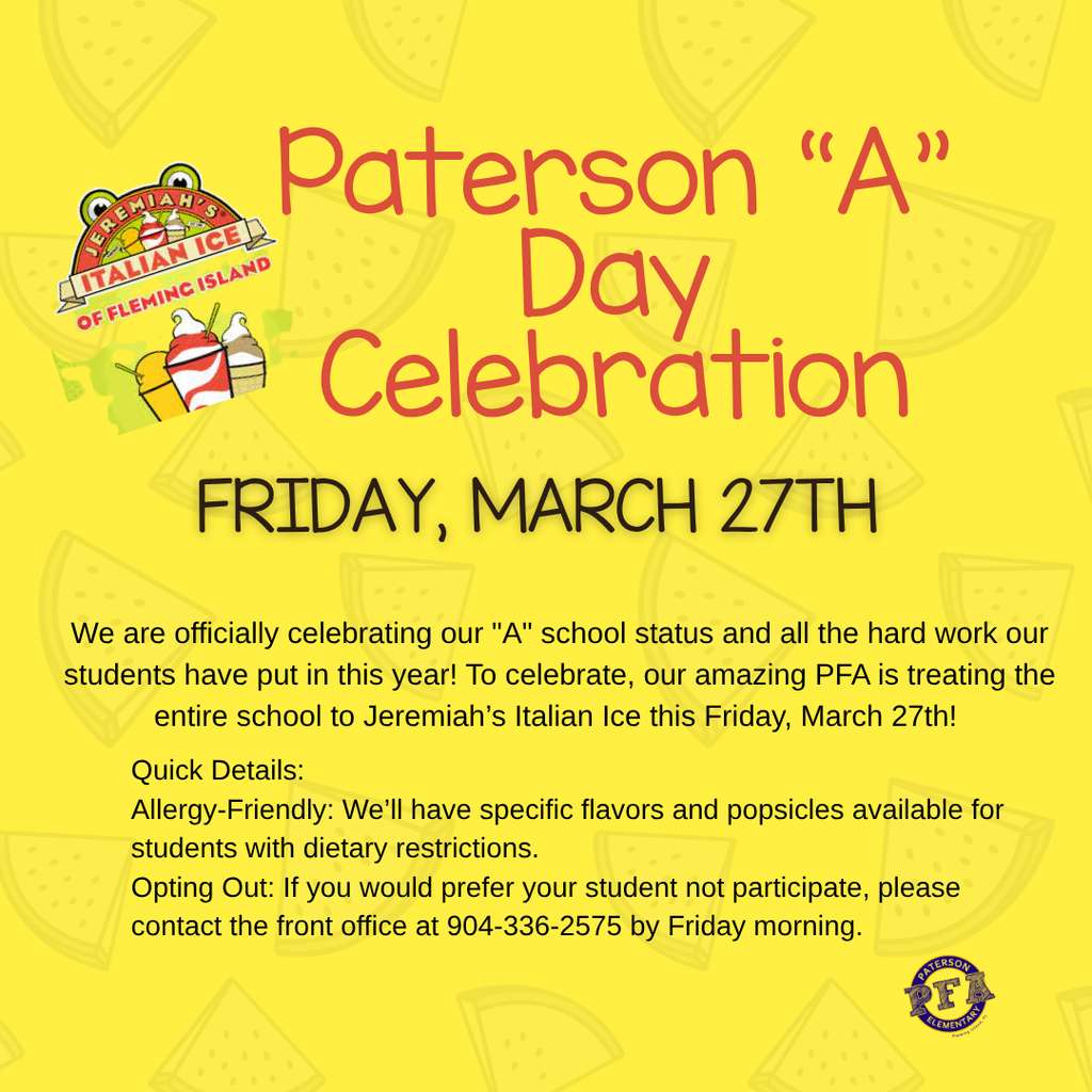 Paterson A Day Celebration: Friday, March 27th