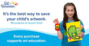 Art to Remember Custom Keepsakes featuring your child's art. 