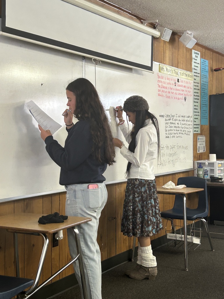 Students in Ms. Ryan’s AICE Psychology class engaged in a fast-paced and highly competitive review activity designed to reinforce their understanding of all 12 psychological studies. Through a game called “Sink or Swim,” students worked in teams, going head-to-head to answer multiple-choice questions, with each correct response impacting who stayed in the game. This dynamic structure kept every student actively involved while allowing them to review nearly 100 questions in a single session. Activities like this not only strengthen content mastery aligned to AICE exam expectations but also build quick thinking, collaboration, and academic confidence as students prepare for their upcoming assessments.