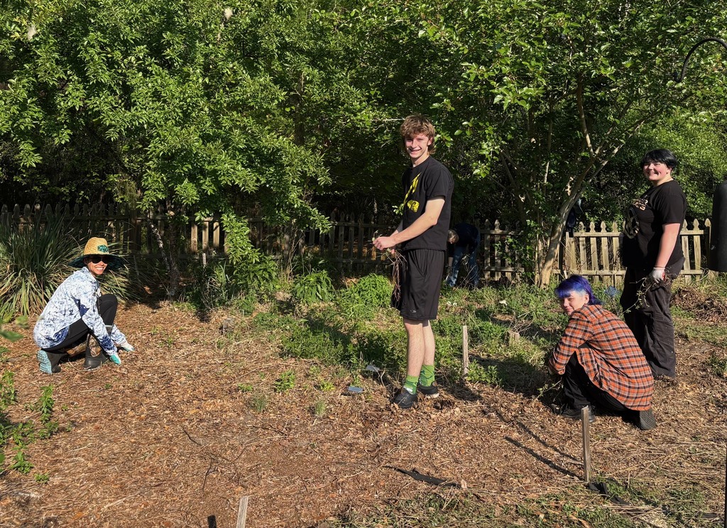  Our Earth Club members spent time giving back to our community by volunteering at Crosby Sanctuary last Saturday. Students worked together to care for the native plant garden by weeding and laying fresh mulch, helping preserve the space's natural beauty and health. They also cleaned and refilled bird feeders, supporting local wildlife and learning the importance of environmental stewardship. Experiences like this reflect our commitment to responsibility, service, and making a positive impact beyond our campus.