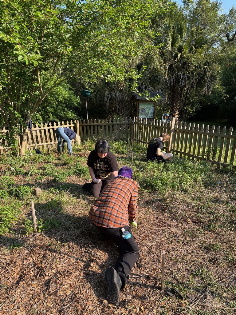  Our Earth Club members spent time giving back to our community by volunteering at Crosby Sanctuary last Saturday. Students worked together to care for the native plant garden by weeding and laying fresh mulch, helping preserve the space's natural beauty and health. They also cleaned and refilled bird feeders, supporting local wildlife and learning the importance of environmental stewardship. Experiences like this reflect our commitment to responsibility, service, and making a positive impact beyond our campus.