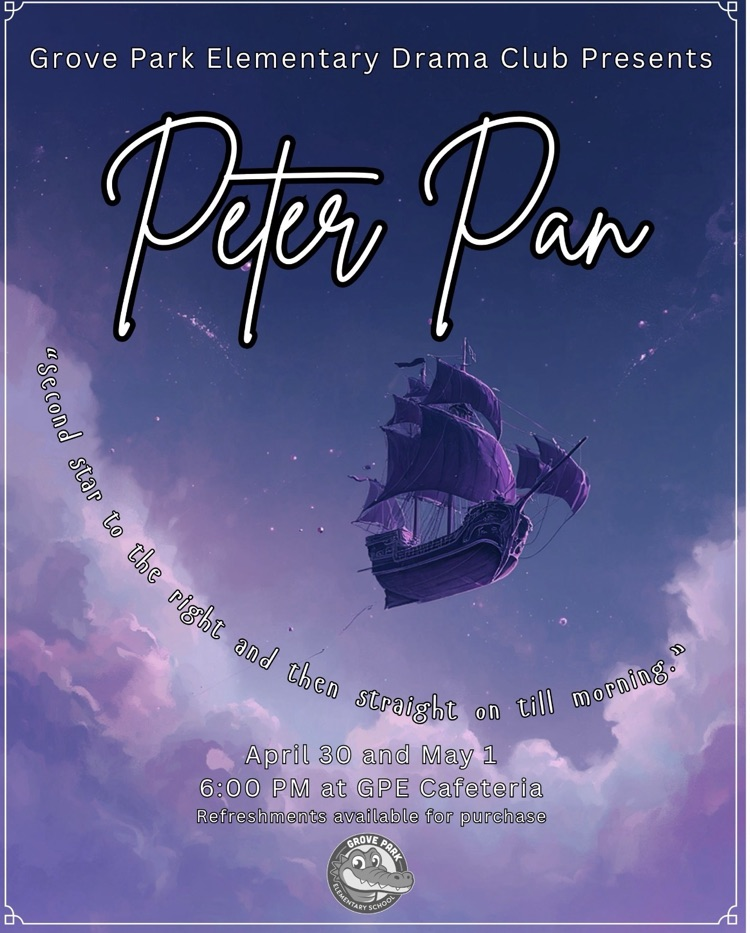 Peter Pan play flyer