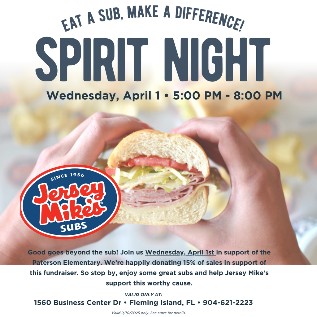 Jersey Mike's Spirit Night