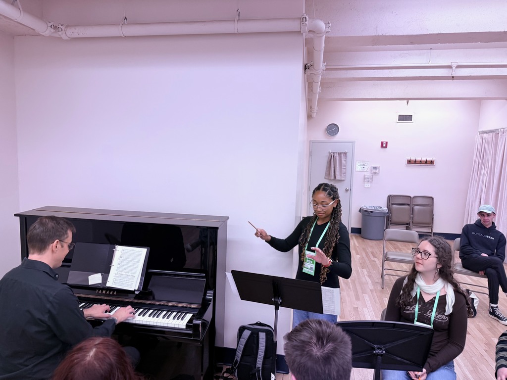 Some of our band students had the opportunity to participate in a Broadway clinic while in New York, building on the incredible experiences shared by our chorus students. They worked on a musical selection from a hit Broadway show under the direction of a Broadway music director, gaining firsthand insight into the level of precision and collaboration required in professional performance.  Experiences like this extend learning beyond the classroom and give our students a deeper appreciation for their craft.
