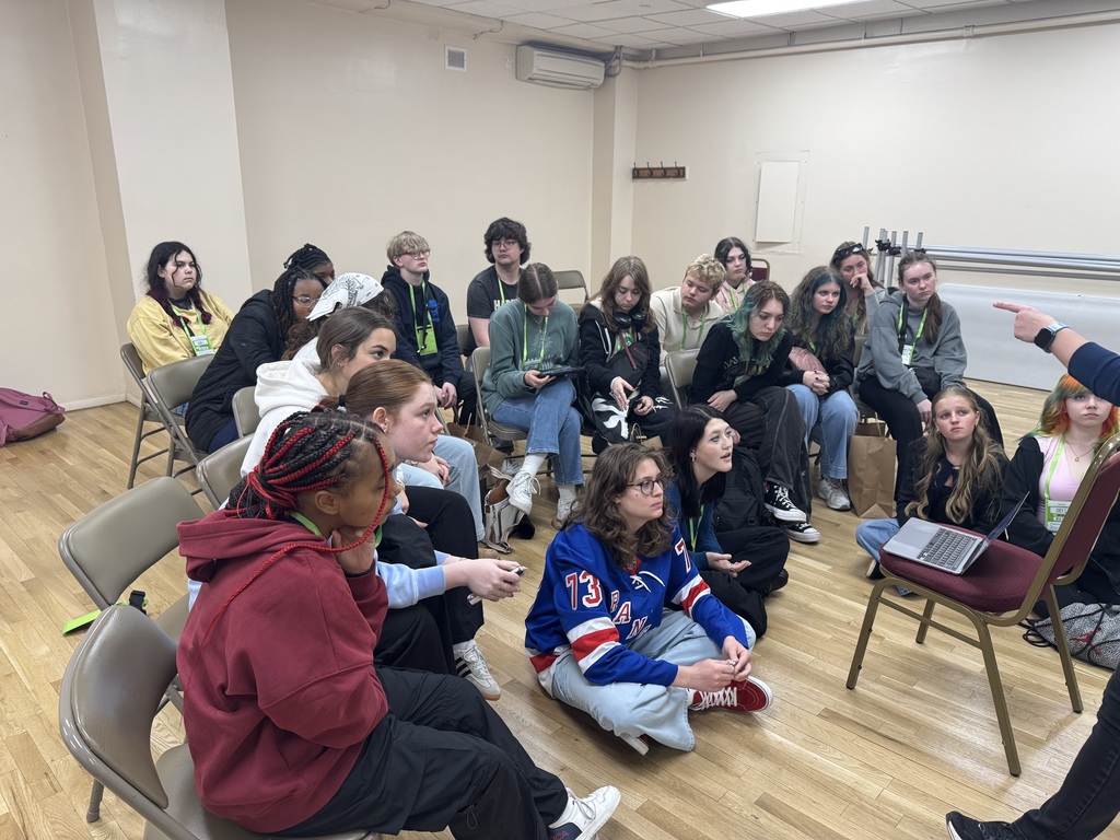 Some of our theater students had an incredible opportunity while in New York to learn from a Broadway stage manager who has worked on productions such as Wicked and Six. They gained insight into the path to becoming a stage manager and experienced what it sounds like behind the scenes as cues are called during a live performance.  Two of our students, Madison McLevy and Natalie Dimaio, even had the chance to step into the role themselves by practicing calling a song from the show. What an unforgettable, hands-on experience!  Opportunities like this give our students a deeper understanding of the many roles that bring a production to life. We are proud of how they represented our school and embraced this unique behind-the-scenes experience!