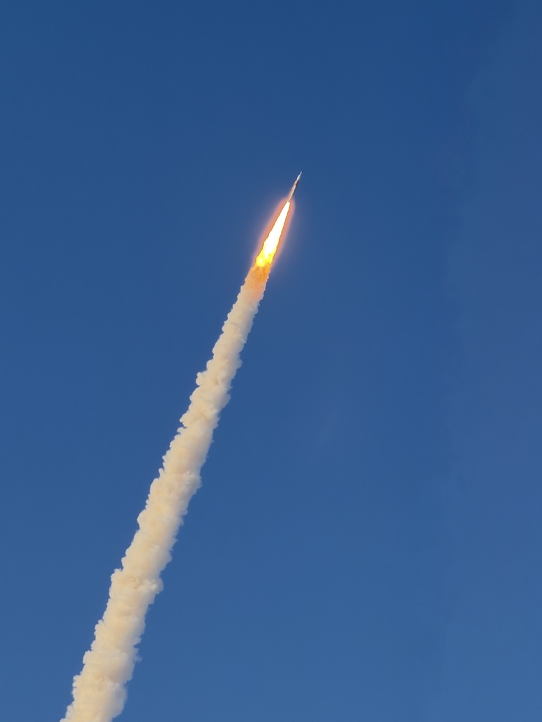 Ms. Holt had the incredible honor of being invited to attend the launch of the Artemis II yesterday by RHS alum Alberto Brown, now an engineer with NASA—a powerful example of what our students can achieve. Seeing one of our own thrive at this level is inspiring, and it speaks to the lasting impact of the relationships built here. We are so proud of both Ms. Holt and Alberto, and the connection they continue to share is a true reflection of excellence.