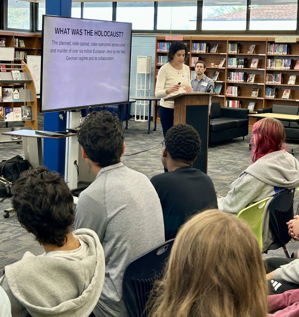 On Tuesday, some of our students had the powerful opportunity to hear from Holocaust speakers who shared deeply personal family histories. Both speakers spoke about their grandparents’ experiences as Holocaust survivors, bringing history to life in a way that textbooks simply cannot.  Through these stories, students gained a deeper understanding of resilience, courage, and the importance of remembering the past. Experiences like this help our students not only learn history but also connect with it, ensuring that these voices and lessons are never forgotten.