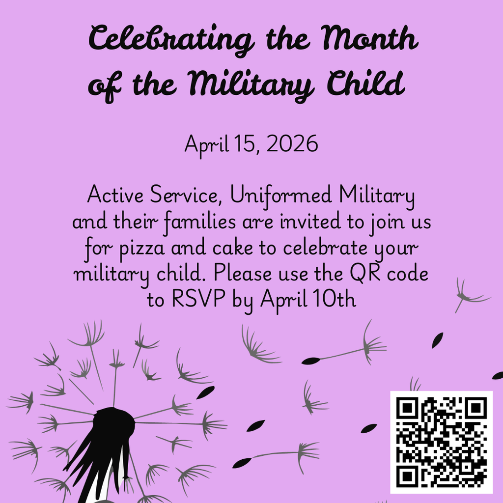 Active service families are invited to join us for lunch on April 15th.