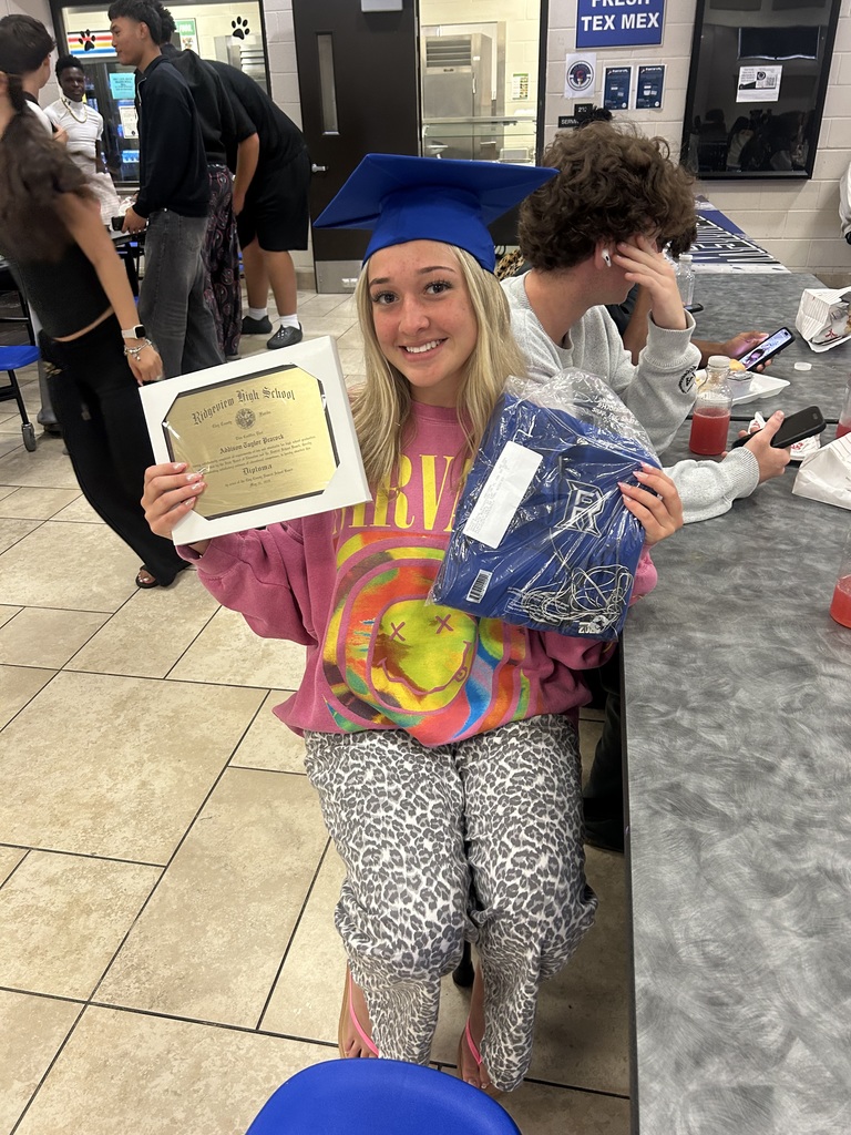 The Countdown to Graduation Is On! 🎓  Excitement is building at Ridgeview as our seniors received their caps and gowns yesterday—making graduation feel more real than ever! This milestone is a special moment for our students as they begin the final countdown to walking the stage. If your senior has not yet purchased their cap and gown, please make sure to do so as soon as possible to ensure they are ready for this important day. Orders can be placed here: https://hjjax.com/ridgeview-high-school/