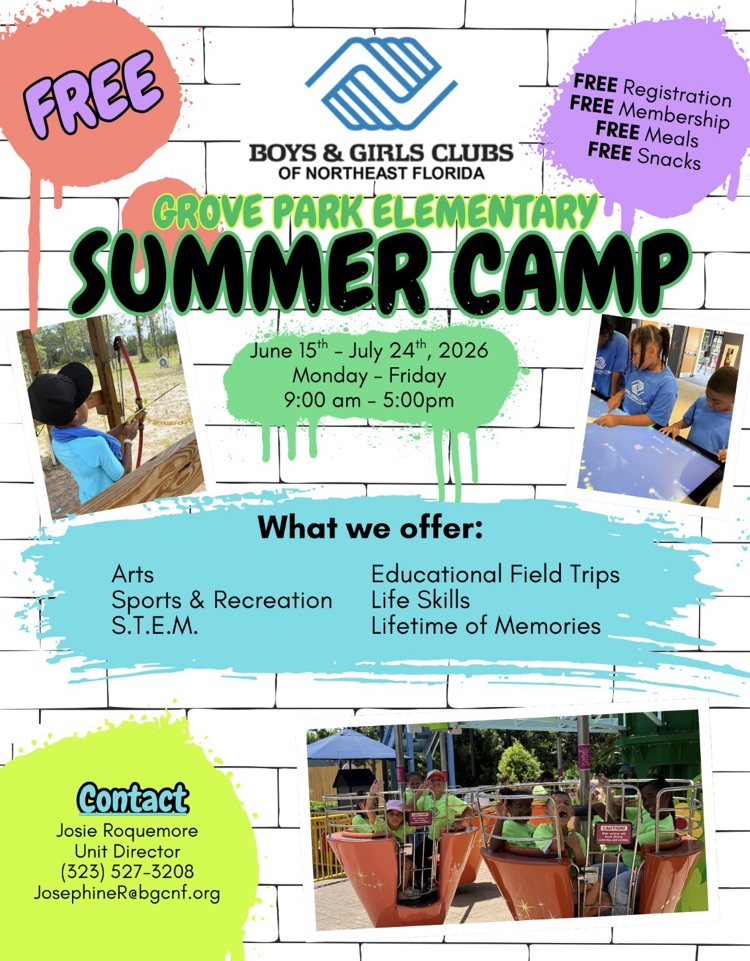 Boys and Girls Club Camp Flyer