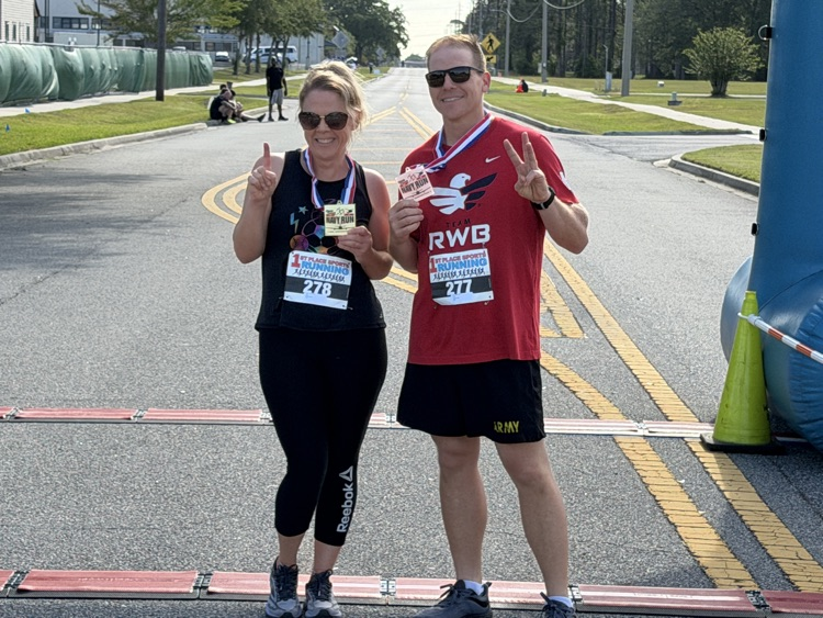 Ms. Snyder and her brother, Lieutenant Colonel Adam Grim