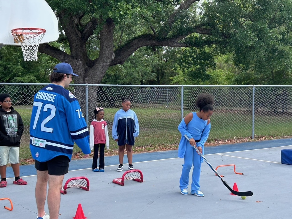 The Jacksonville Icemen Visit to Grove Park Elementary