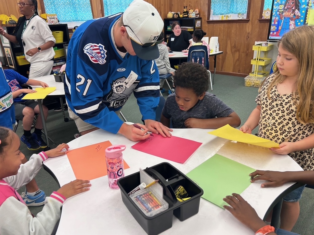 The Jacksonville Icemen Visit to Grove Park Elementary
