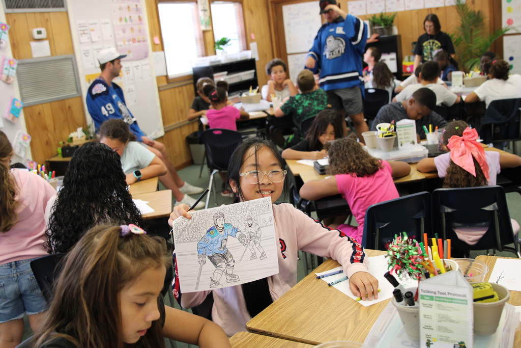 The Jacksonville Icemen Visit to Grove Park Elementary