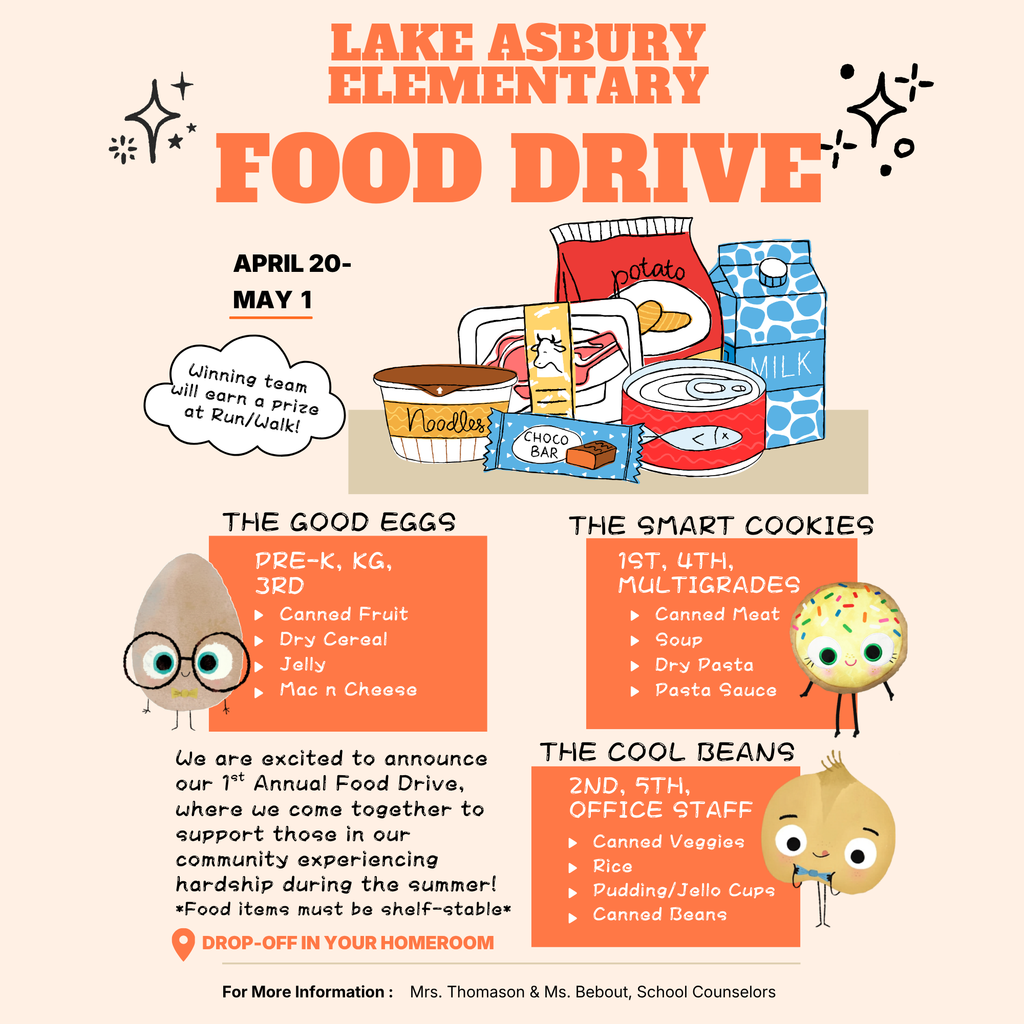 food drive flyer