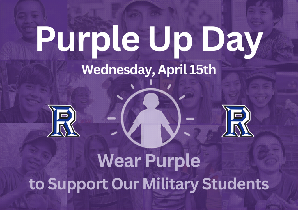 Kicking off a new week by celebrating the incredible resilience of our military-connected students! 💜 As part of the Month of the Military Child, we are honoring the "Strength in Every Story." These students navigate frequent moves and transitions with such grit and grace. Remember to wear your purple on Wednesday for Purple Up! Day and give this post a ❤️ to join us in honoring our #OneClay military families!