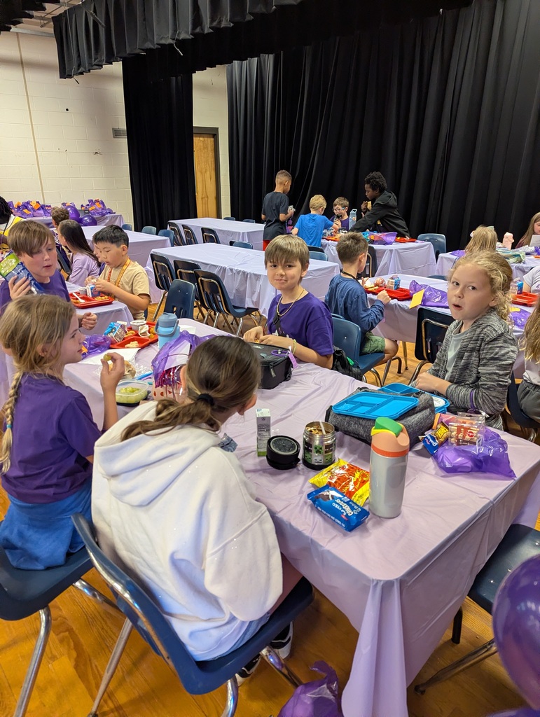 We had an incredible day honoring our military-connected students! From a sea of purple in the hallways to a very special luncheon on the stage, the PES spirit was on full display.  A huge thank you to our students for showing so much support and to our military families for everything you do. We are so proud of our military Manatees!