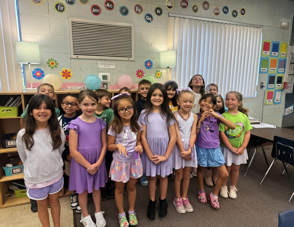 We had an incredible day honoring our military-connected students! From a sea of purple in the hallways to a very special luncheon on the stage, the PES spirit was on full display.  A huge thank you to our students for showing so much support and to our military families for everything you do. We are so proud of our military Manatees!