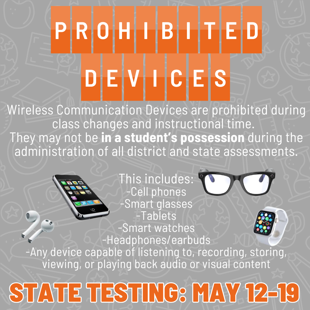 prohibited devices flyer
