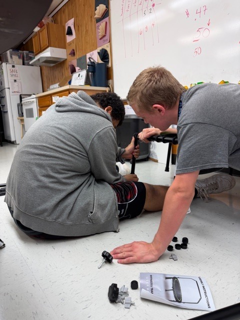 Great things are happening in Ms. Weaver’s classroom, where students are learning lessons that go far beyond academics. While helping clean, organize, and complete minor classroom projects, students are also building important life skills such as teamwork, empathy, communication, and understanding that every learner has different needs.  Recently, students worked together to assemble new sensory tools for the classroom, taking ownership of the project through problem-solving, collaboration, and leadership. Along the way, they had meaningful conversations about how people learn differently and how supports can help individuals feel calm, focused, and ready to learn.  We are proud of the inclusive environment being created in this classroom—one where students are learning to support one another, celebrate differences, and grow together every day.