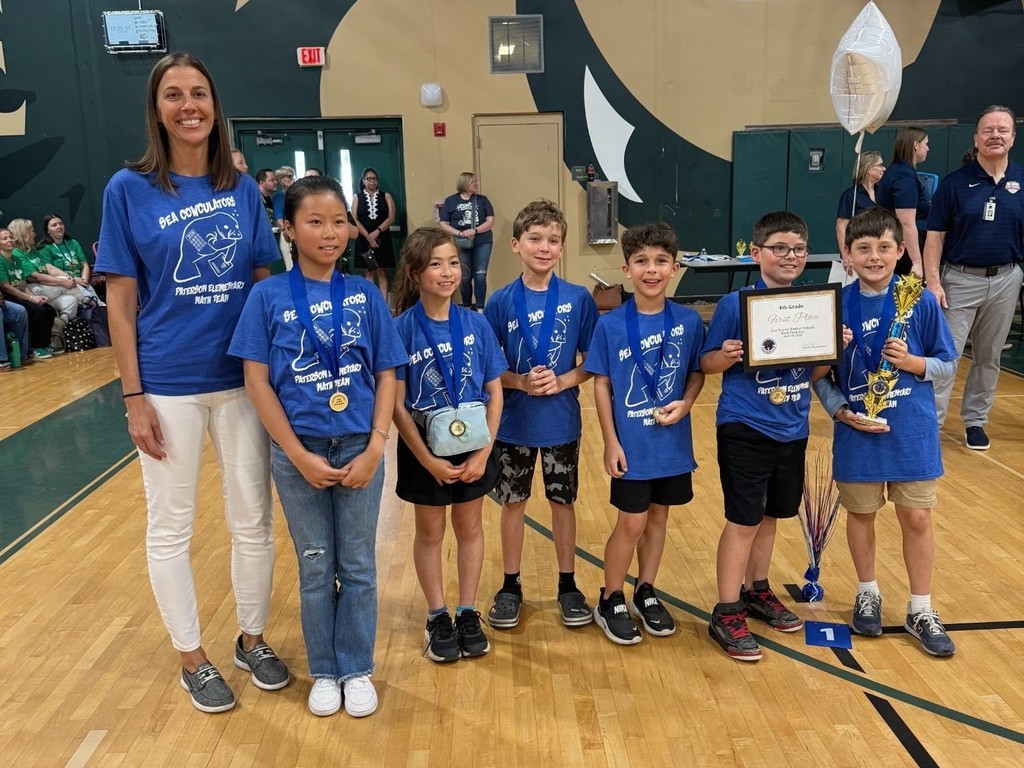 We are thrilled to announce the outstanding results from today's district-wide Math Field Day competition!  Our students demonstrated exceptional problem-solving skills and academic excellence across the board. Please join us in celebrating:  4th Grade: 1st Place Overall  5th Grade: 2nd Place Overall  6th Grade: Silver Level Award  Congratulations to the students and the dedicated teachers who helped prepare them for this success. This is a testament to the strong mathematical foundation being built in our classrooms! 📚📐