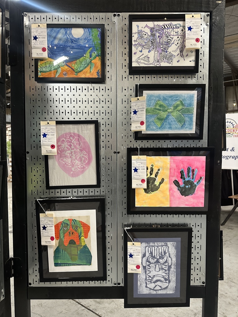 student art at county fair