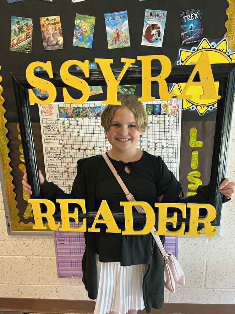 ☀️📕Yippy Skippy Alert!📕☀️ This 5th grade Reader Leader just finished reading ALL 15 SSYRA books on the list this year. Way to go!