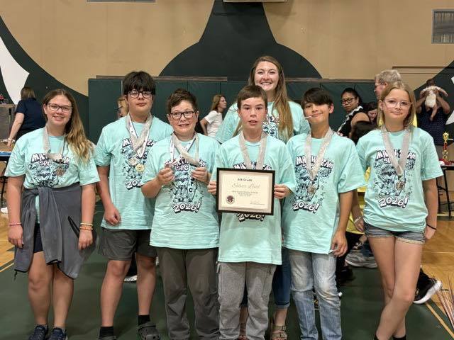 Congratulations to our 4th, 5th, and 6th grade Math Teams as they competed at Math Field Day. 5th grade won Bronze Level and 6th grade won Silver Level. All of the teams worked hard and did amazing! Thanks to Ms. Dupuis, Ms. Villegas and Mrs. Van De Water for the hours and hours they put in coaching our Otters!