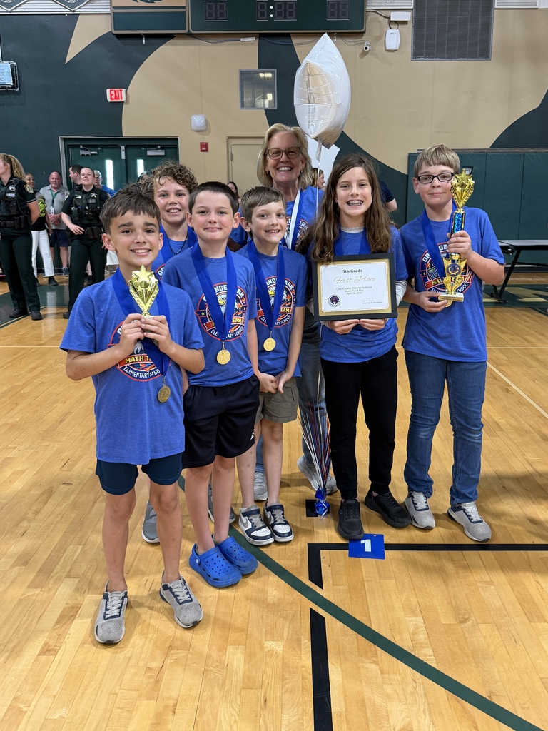 Students and Staff with Awards and Trophies