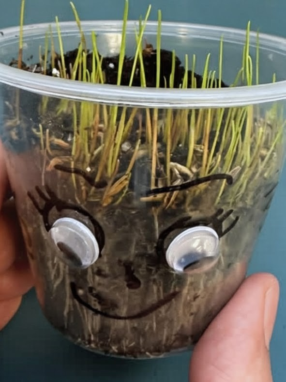 "Reduce, Reuse, and get REALLY cute! 🌎✨ Mrs. McCarty’s class celebrated Earth Day by diving into the world of recycling and crafting their very own Earth Day Buddies! Who knew saving the planet could look this good? ♻️🤖"