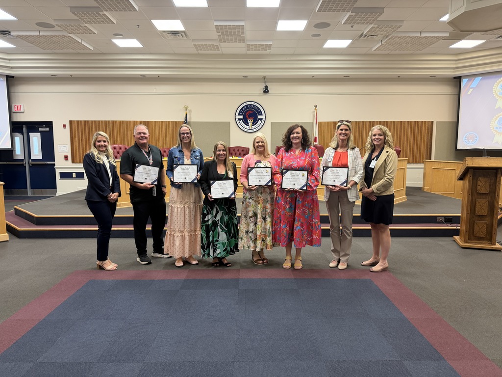 Principals With their awards for school volunteerism