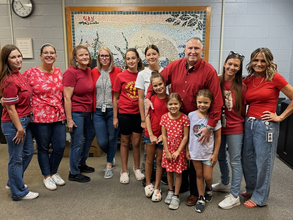 It was absolutely wonderful to see our Manatee Students decked out in RED today! Our hallways were filled with spirit as we came together to Remember Everyone Deployed.  Seeing our community unite to support our military families is what being a Manatee is all about. A huge thank you to every student, teacher, and parent who participated in honoring those serving overseas.