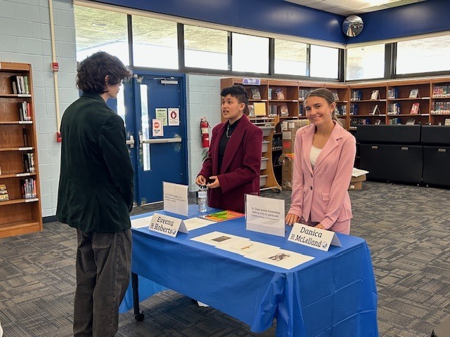 Last week, our IB Juniors presented their Theory of Knowledge Exhibition projects to peers and teachers, demonstrating thoughtful inquiry and meaningful reflection. These presentations gave students the opportunity to explore how knowledge manifests tangibly in objects around them and to examine the material practices and processes that enable us to make knowledge claims.  Students also considered the real-world consequences of applying knowledge and reflected on how knowing involves more than just intellect. Through their projects, they showed that knowledge is connected to the objects, materials, concepts, and ideas that shape our world. We are proud of the depth of thinking, confidence, and creativity our students displayed during this impressive showcase.  #PanthersRISE 