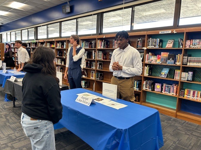 Last week, our IB Juniors presented their Theory of Knowledge Exhibition projects to peers and teachers, demonstrating thoughtful inquiry and meaningful reflection. These presentations gave students the opportunity to explore how knowledge manifests tangibly in objects around them and to examine the material practices and processes that enable us to make knowledge claims.  Students also considered the real-world consequences of applying knowledge and reflected on how knowing involves more than just intellect. Through their projects, they showed that knowledge is connected to the objects, materials, concepts, and ideas that shape our world. We are proud of the depth of thinking, confidence, and creativity our students displayed during this impressive showcase.  #PanthersRISE 