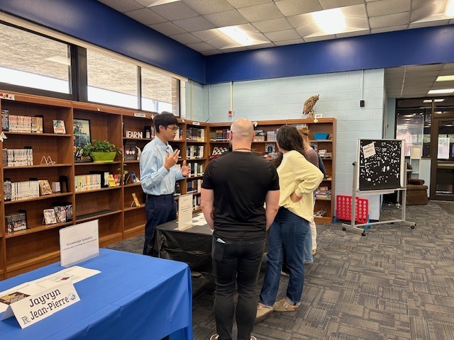 Last week, our IB Juniors presented their Theory of Knowledge Exhibition projects to peers and teachers, demonstrating thoughtful inquiry and meaningful reflection. These presentations gave students the opportunity to explore how knowledge manifests tangibly in objects around them and to examine the material practices and processes that enable us to make knowledge claims.  Students also considered the real-world consequences of applying knowledge and reflected on how knowing involves more than just intellect. Through their projects, they showed that knowledge is connected to the objects, materials, concepts, and ideas that shape our world. We are proud of the depth of thinking, confidence, and creativity our students displayed during this impressive showcase.  #PanthersRISE 