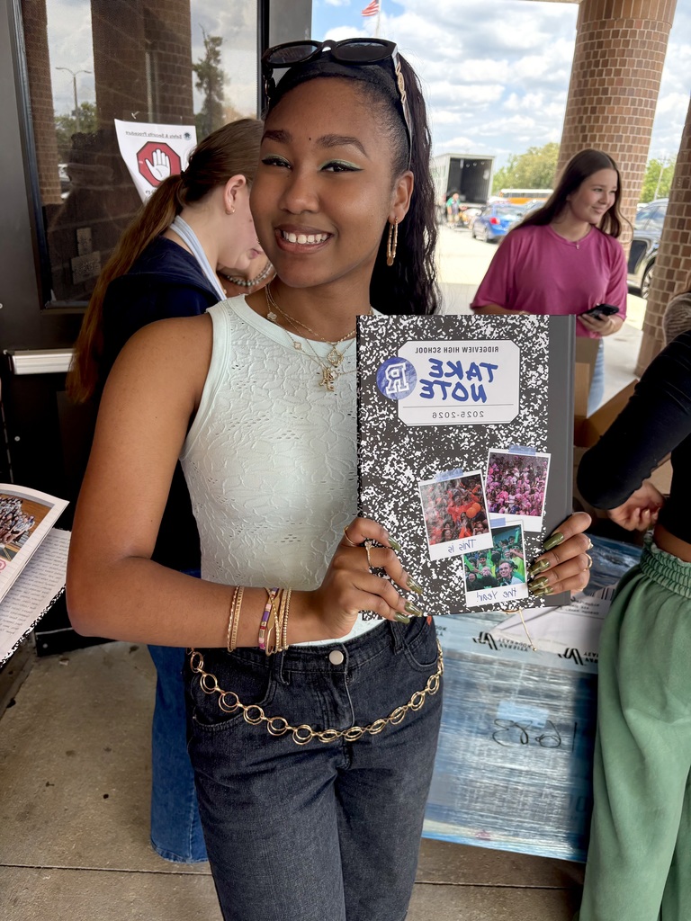 We are incredibly proud of our Yearbook students and their sponsor, Ms. Crews, for their diligent work in creating another fantastic yearbook for Ridgeview High School. What many people see as a finished book is actually the result of a yearlong process filled with planning, creativity, teamwork, and dedication. From the first day of school, students work to capture the moments that make each year special by attending events, taking photos, conducting interviews, writing stories, designing layouts, meeting deadlines, and carefully reviewing every detail. Each page reflects the memories, accomplishments, and spirit of our students, staff, and school community. Thank you to Ms. Crews for her leadership and guidance and to our Yearbook staff for preserving the story of this school year in such a meaningful way.