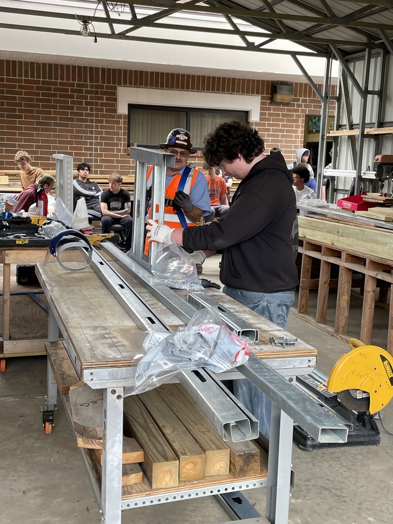 Students also had the opportunity to observe and participate in cutting materials safely, learning proper procedures and gaining a deeper understanding of job site expectations, equipment, and safety practices. We are incredibly grateful for Kirbyco Builders’ continued support as a valued business partner and for helping bring real-world learning to life for our students.