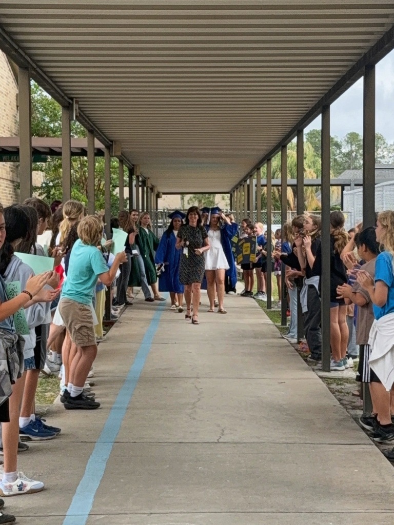 The halls were ringing yesterday! 📣 We had the honor of hosting the Class of 2026 for their walk down memory lane.  It was a joy for our current students and staff to cheer on these soon-to-be grads as they revisited where it all started. Congratulations, seniors! We are so proud of you! 🎉🎓