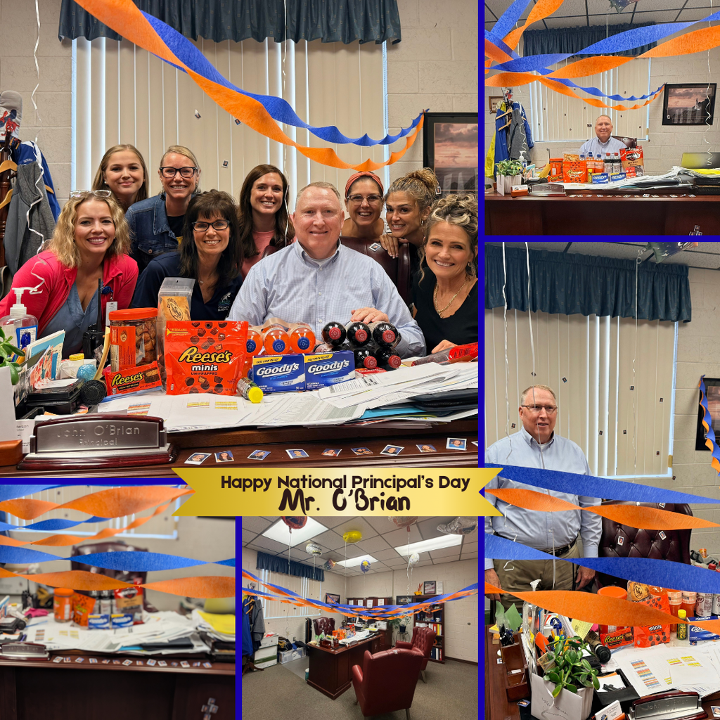Happy National Principals Day to the one and only Mr. O’Brian! 🍎  We are so incredibly lucky to have a leader who shows up every day with such heart. From your constant devotion to our students to the genuine care you show our families and community, you truly set the bar high.  Thank you for inspiring us all to be the very best Manatees we can be!
