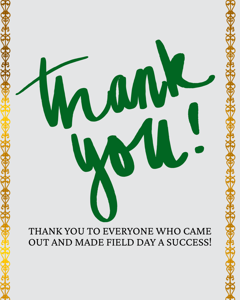 thank you volunteers