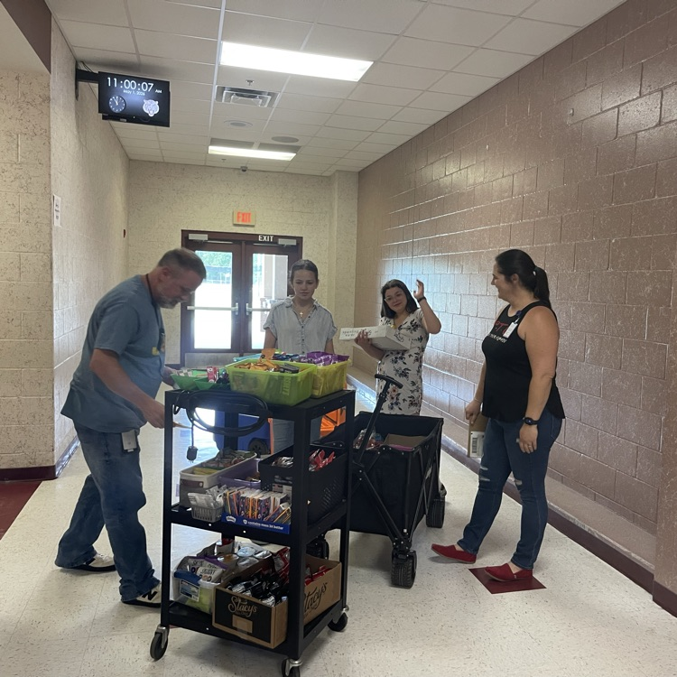 The woot woot wagon making the rounds at LAJ!