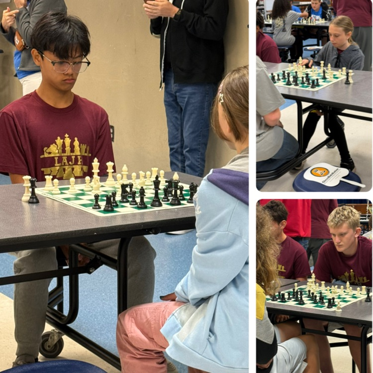 The LAJ chest team competes in the district tournament!